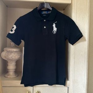 BIG BOYS BIG PONY MESH COTTON POLO SIZE 10-12 CLASSIC FIT
